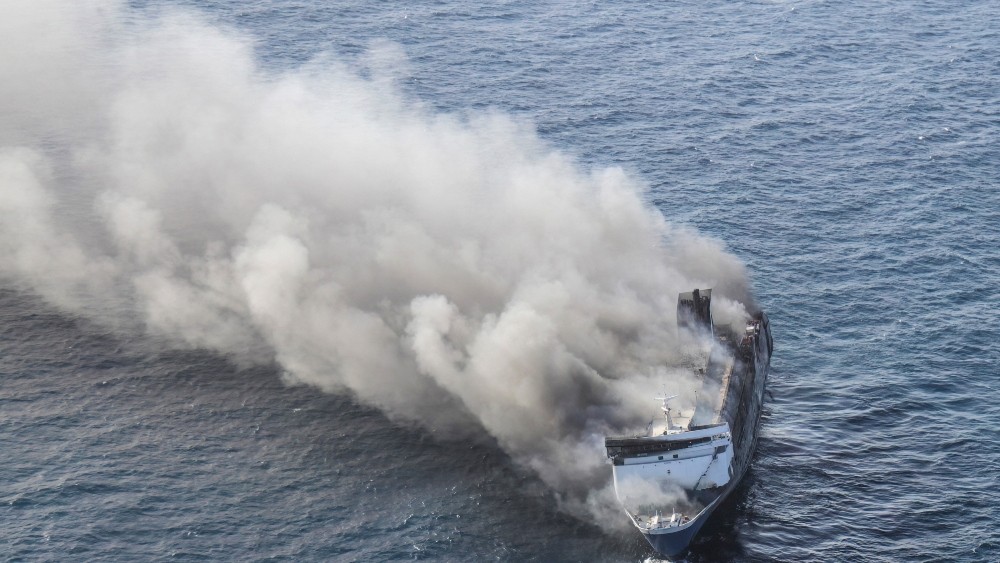 Five dead, 41 missing in Indonesia ferry fire